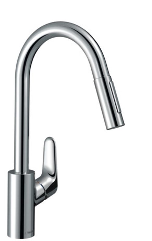 Hansgrohe-HG-Spueltischmischer-240-Focus-M41-Ausziehbrause-2jet-chrom-31815000 gallery number 1